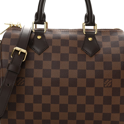 Louis Vuitton Damier Ebene Speedy Bandouliere 25 8 of 12