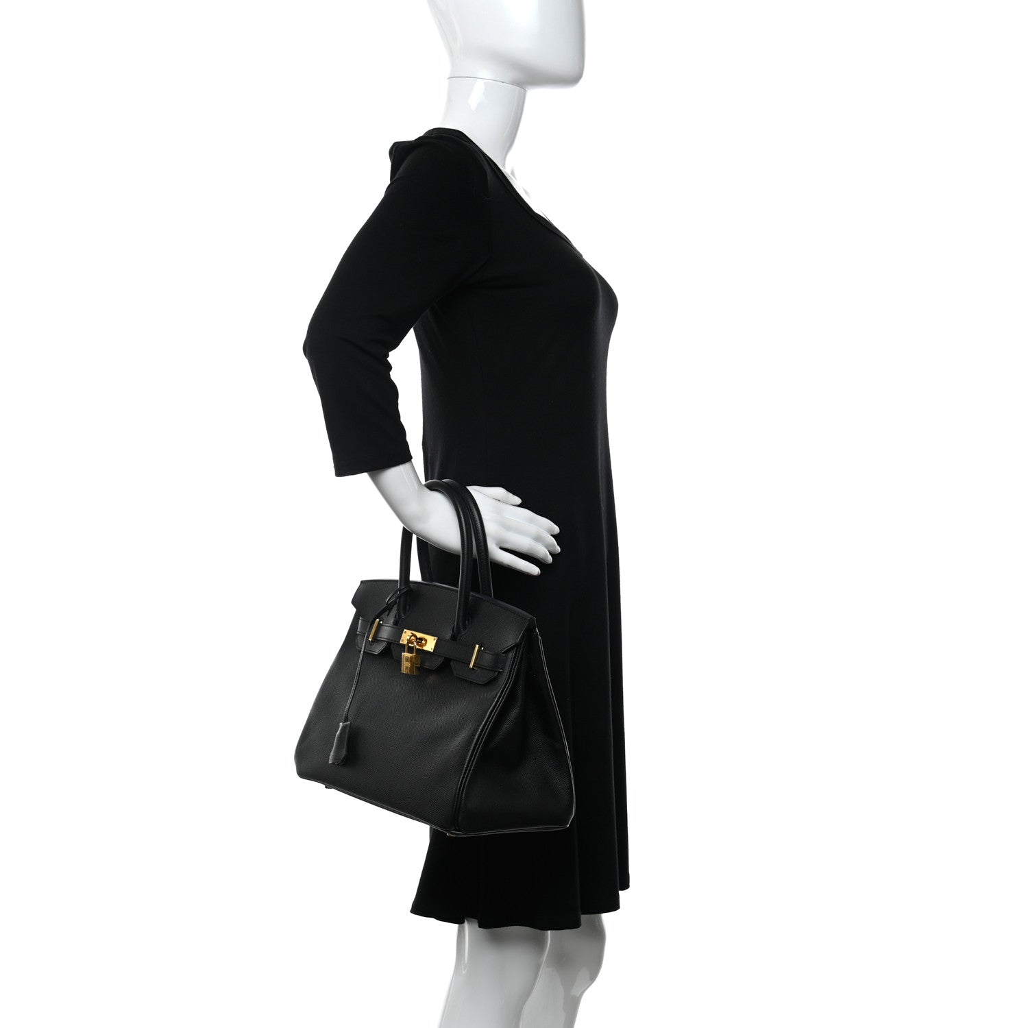 Hermes Epsom Birkin 30 Black 2 of 11