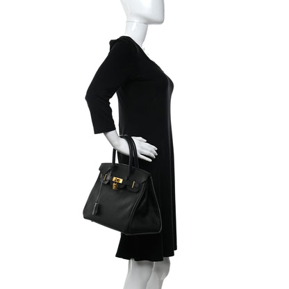 Hermes Epsom Birkin 30 Black 2 of 11