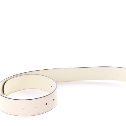 Gucci Calfskin Double G 40mm Belt 85 34 Mystic White 5 of 5