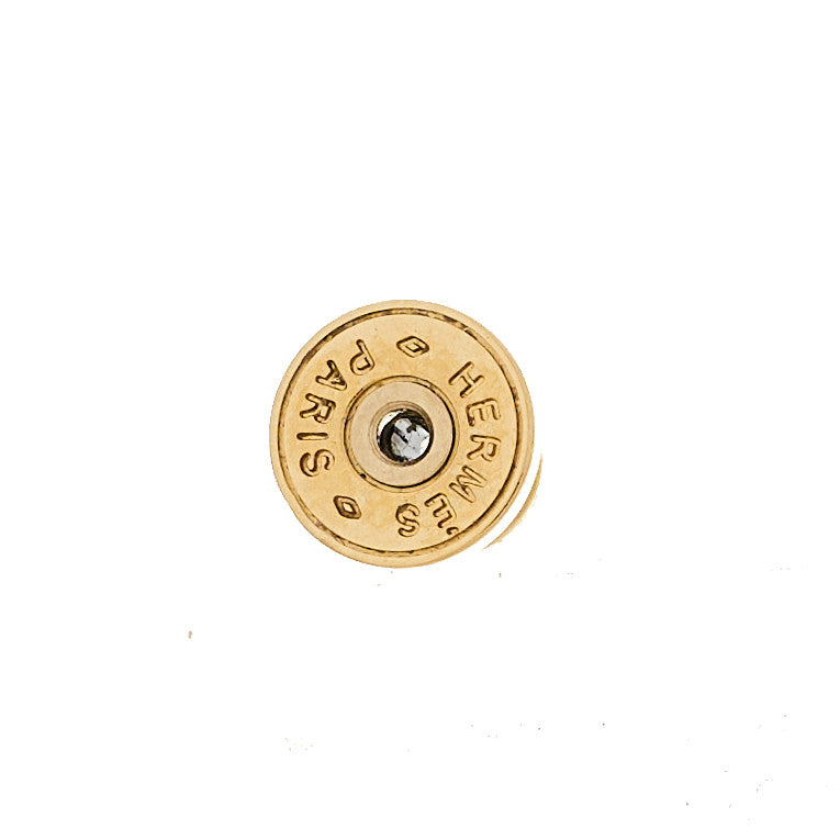 Permabrass Horn Small Eurydice Earrings