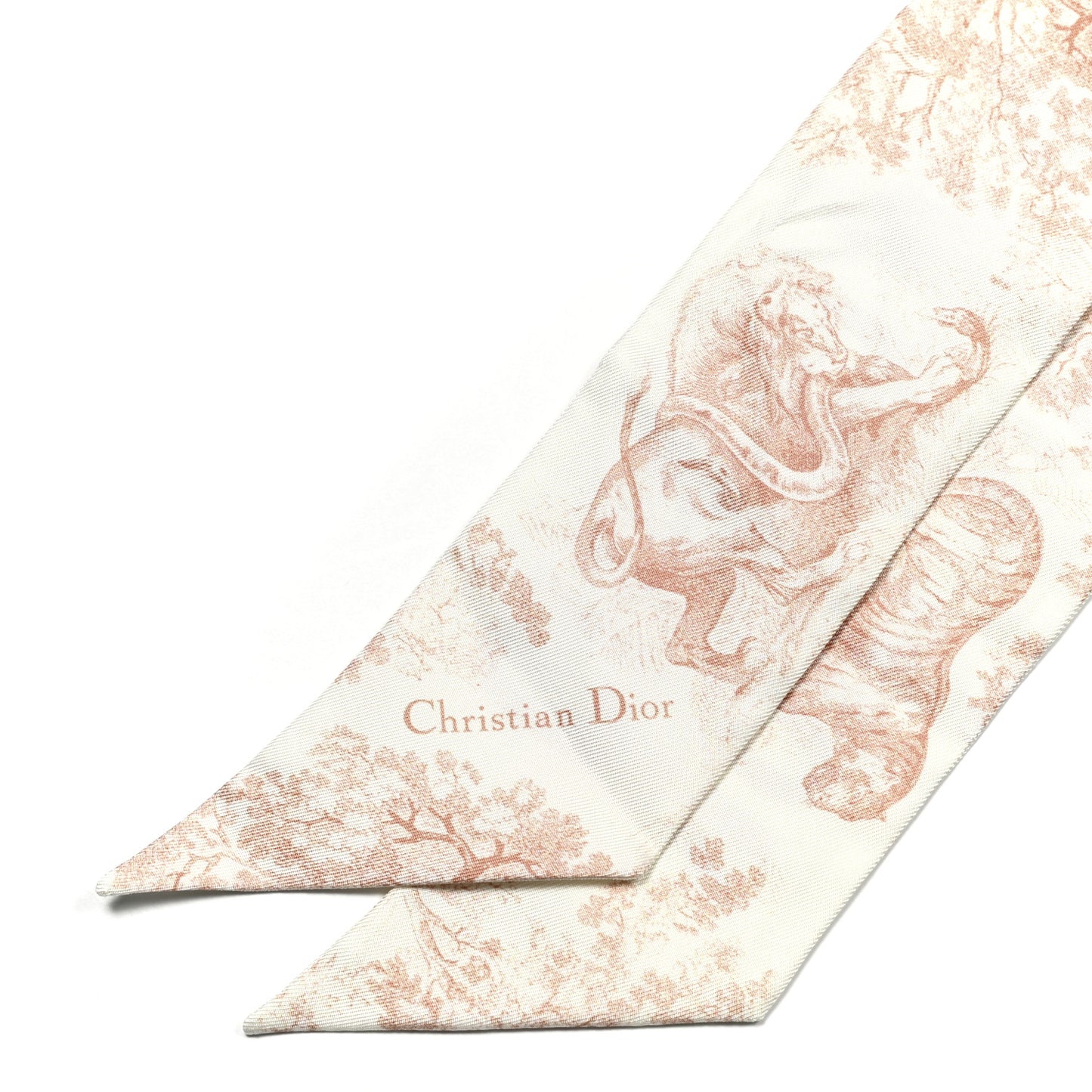 Silk ABCDior D Danse Mitzah Scarf Pink