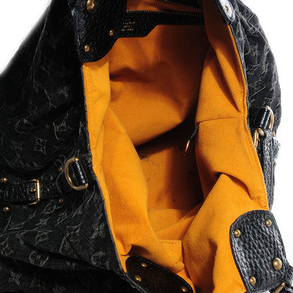 Louis Vuitton Denim Mahina XL Black 5 of 7