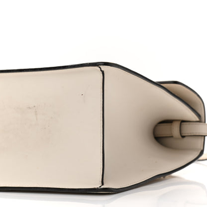 Gucci Calfskin Web Medium Sylvie Top Handle Bag White 11 of 17