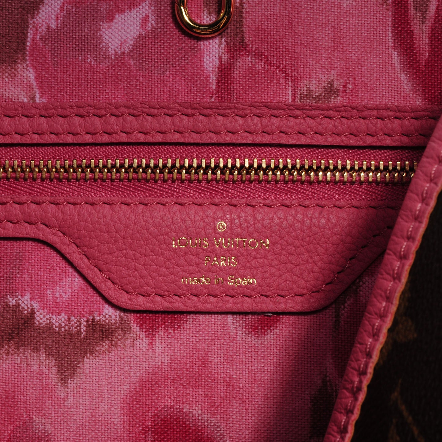 Monogram Articles de Voyage Ikat Neverfull MM Rose Velours