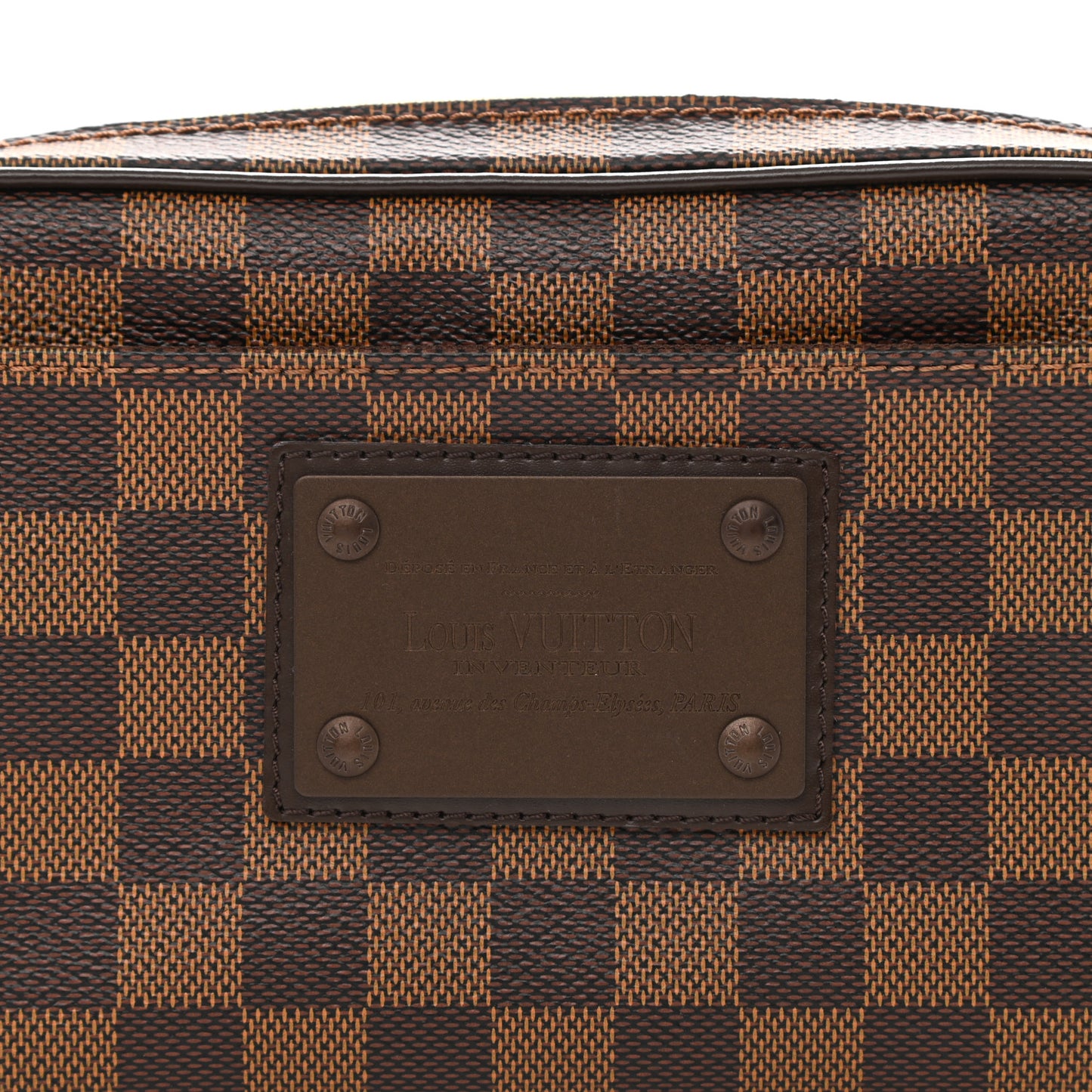 Damier Ebene Brooklyn Bum Bag