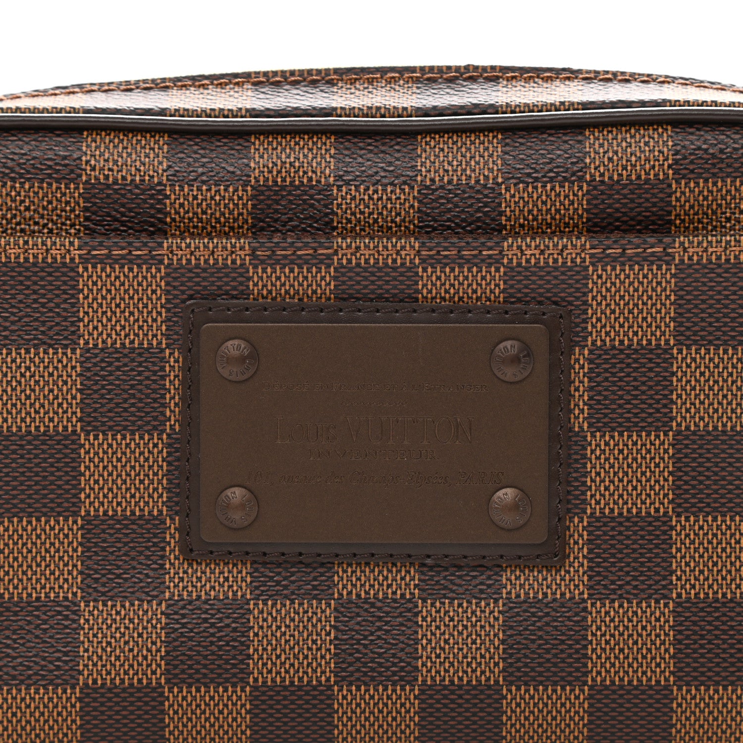 Louis Vuitton Damier Ebene Brooklyn Bum Bag 7 of 9