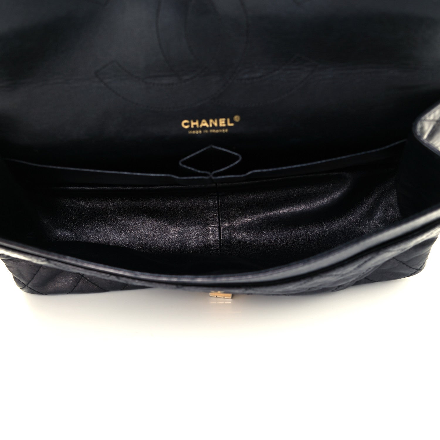 Chanel Aged Calfskin Quilted 2.55 Reissue 228 Flap Black 4 of 10