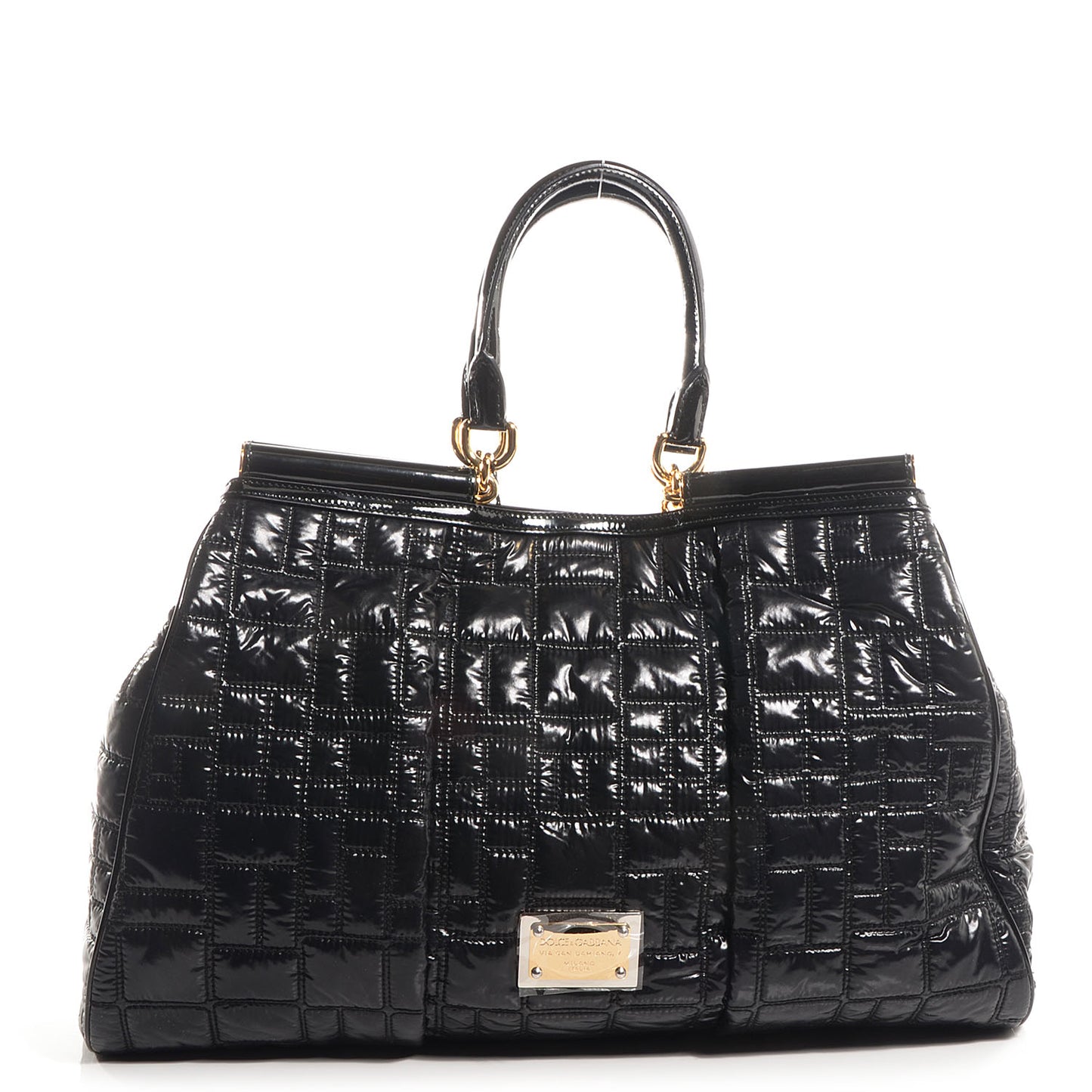 Nylon Miss Lexington Large Tote Black