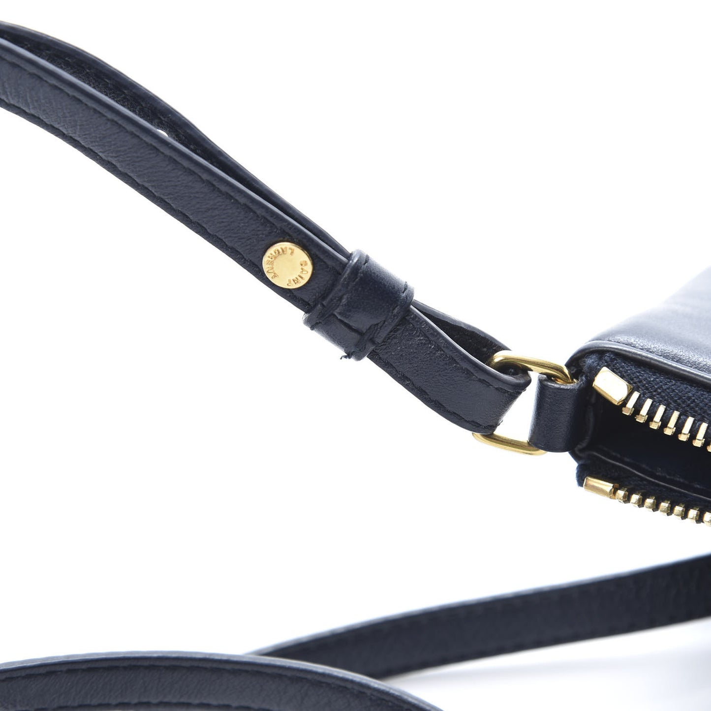 Calfskin Teen Monogram Crossbody Bag Blue