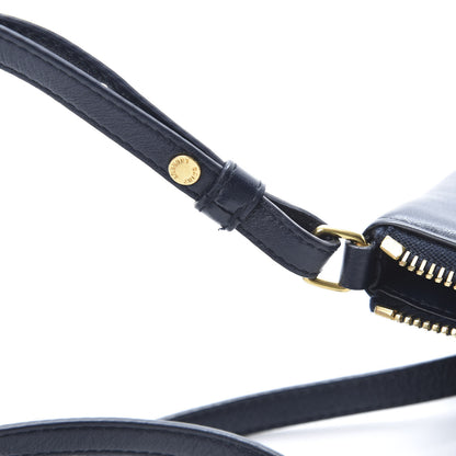 Saint Laurent Calfskin Teen Monogram Crossbody Bag Blue 12 of 12