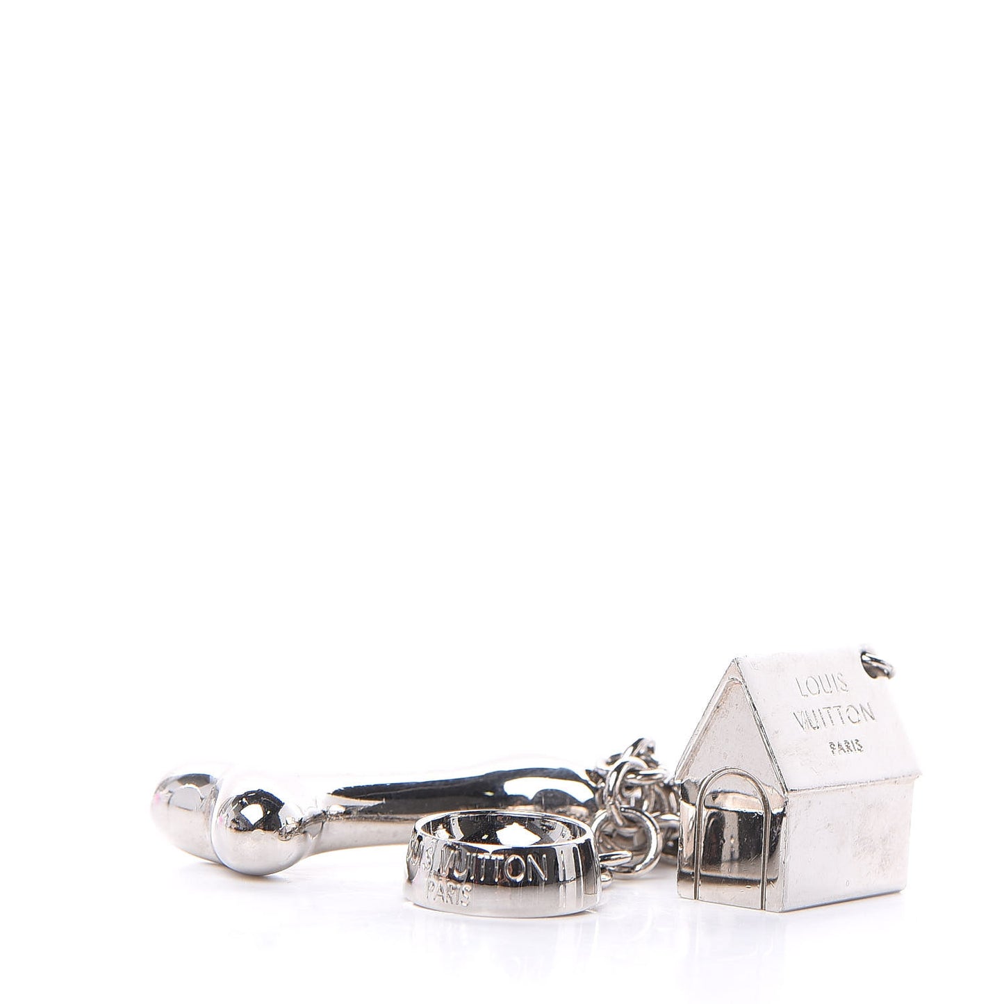 Baxter Dog Bag Charm Silver
