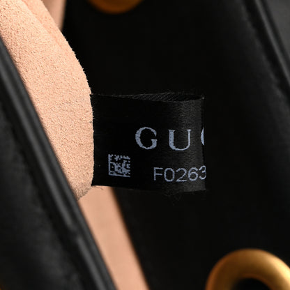 Gucci Calfskin Matelasse GG Marmont Flap Backpack Black 8 of 11