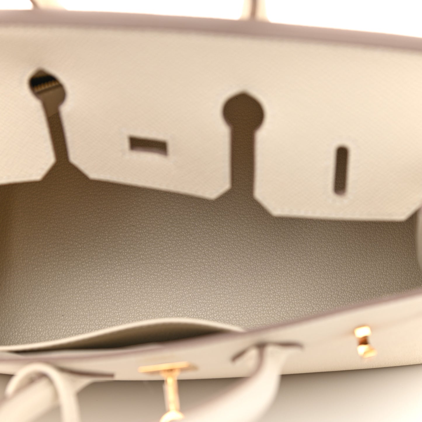 Epsom Birkin Sellier 25 Craie