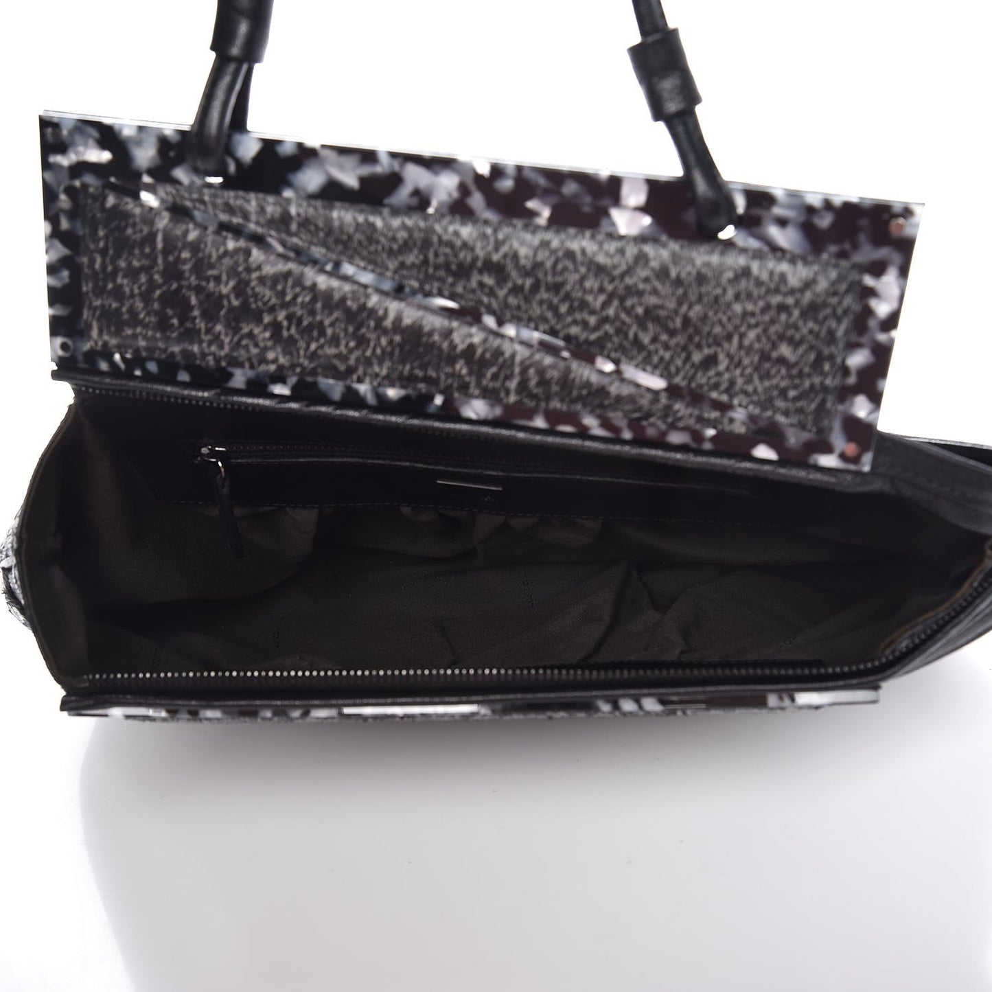 Calf Hair To You Convertible Clutch Grey