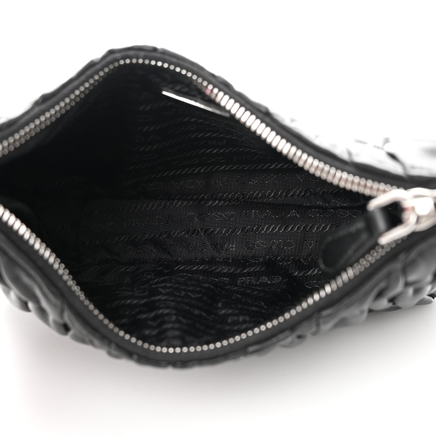 Nappa Gaufre Re-Edition 2005 Shoulder Bag Black
