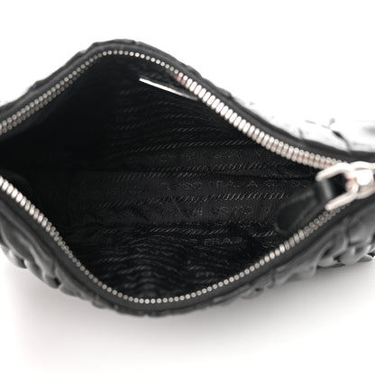 Prada Nappa Gaufre Re-Edition 2005 Shoulder Bag Black 5 of 12