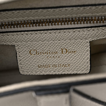 Christian Dior Grained Calfskin Saddle Bag White 6 of 10