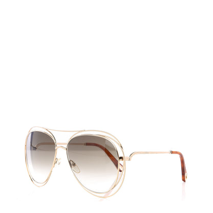 Chloe Carlina Round Sunglasses CE134S Gold 1 of 7