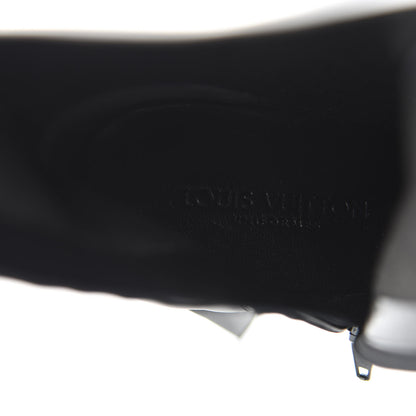 Louis Vuitton Patent Silhouette Ankle Boots 39 Black 8 of 9