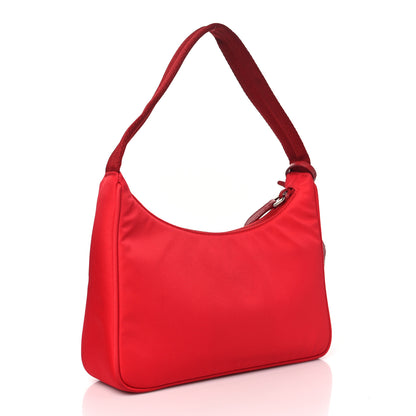 Prada Tessuto Nylon Mini Re-Edition 2000 Bag Rosso 3 of 10
