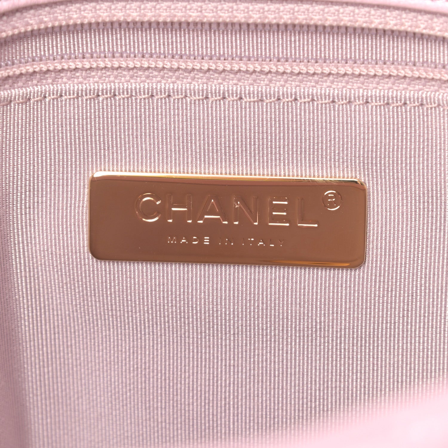 Chanel Lambskin Quilted Medium Chanel 19 Flap Light Pink 6 of 9