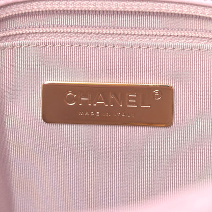 Chanel Lambskin Quilted Medium Chanel 19 Flap Light Pink 6 of 9