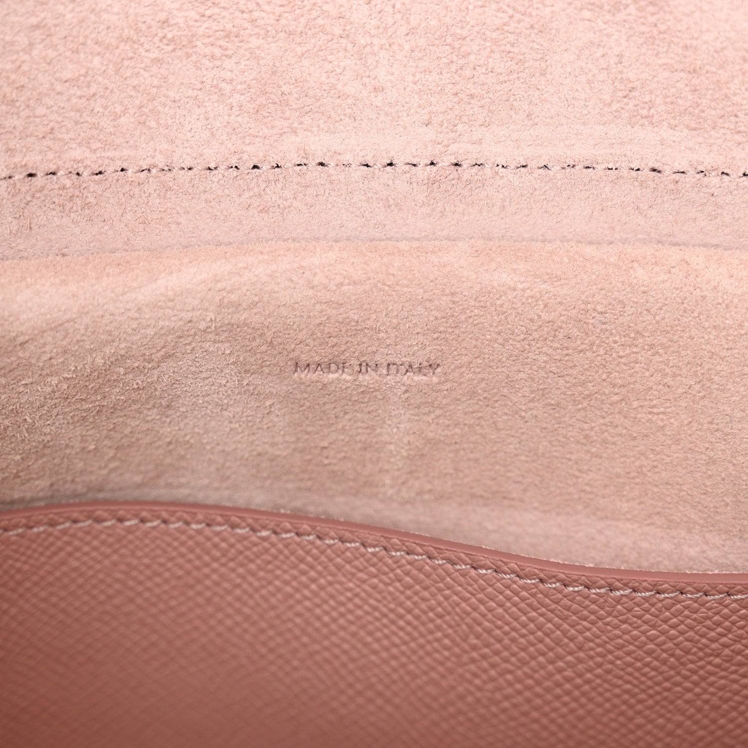 Celine Grained Calfskin Micro Belt Bag Vintage Pink 7 of 10