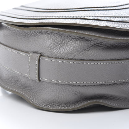 Chloe Calfskin Medium Marcie Round Crossbody Bag Cashmere Grey 10 of 18