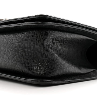 Chanel Caviar Quilted Medium Boy Flap Black 10 of 12
