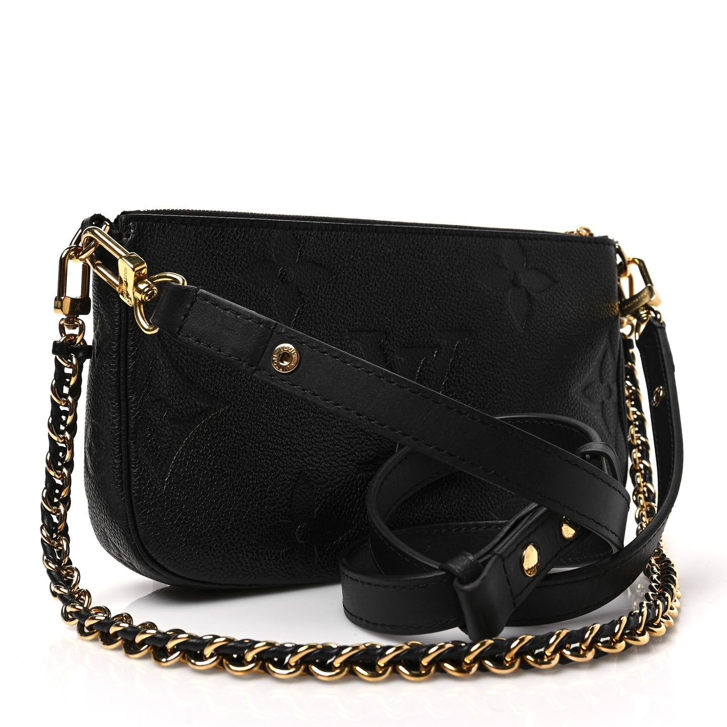 Empreinte Monogram Giant Multi Pochette Accessories Large Pochette Black