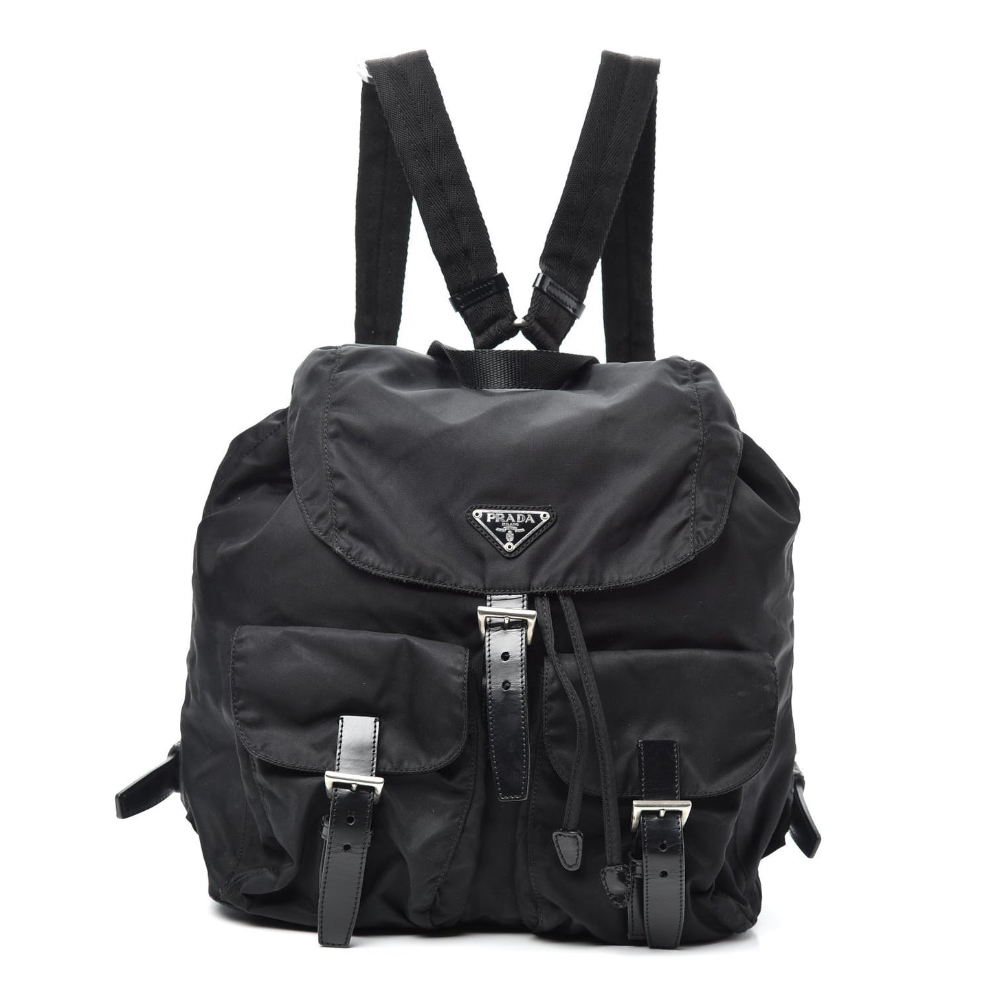 Nylon Vela Medium Backpack Black