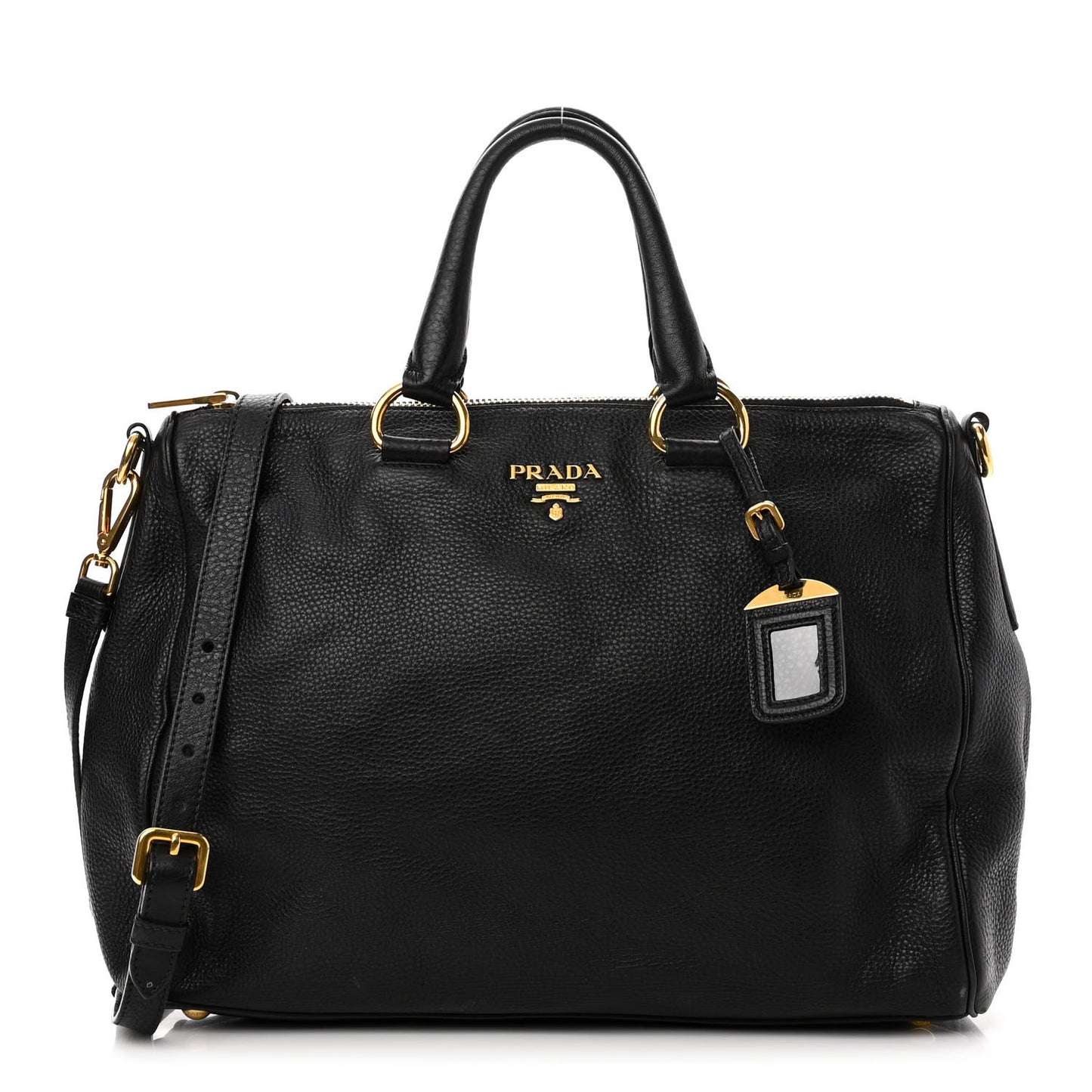 Vitello Daino Tote Black