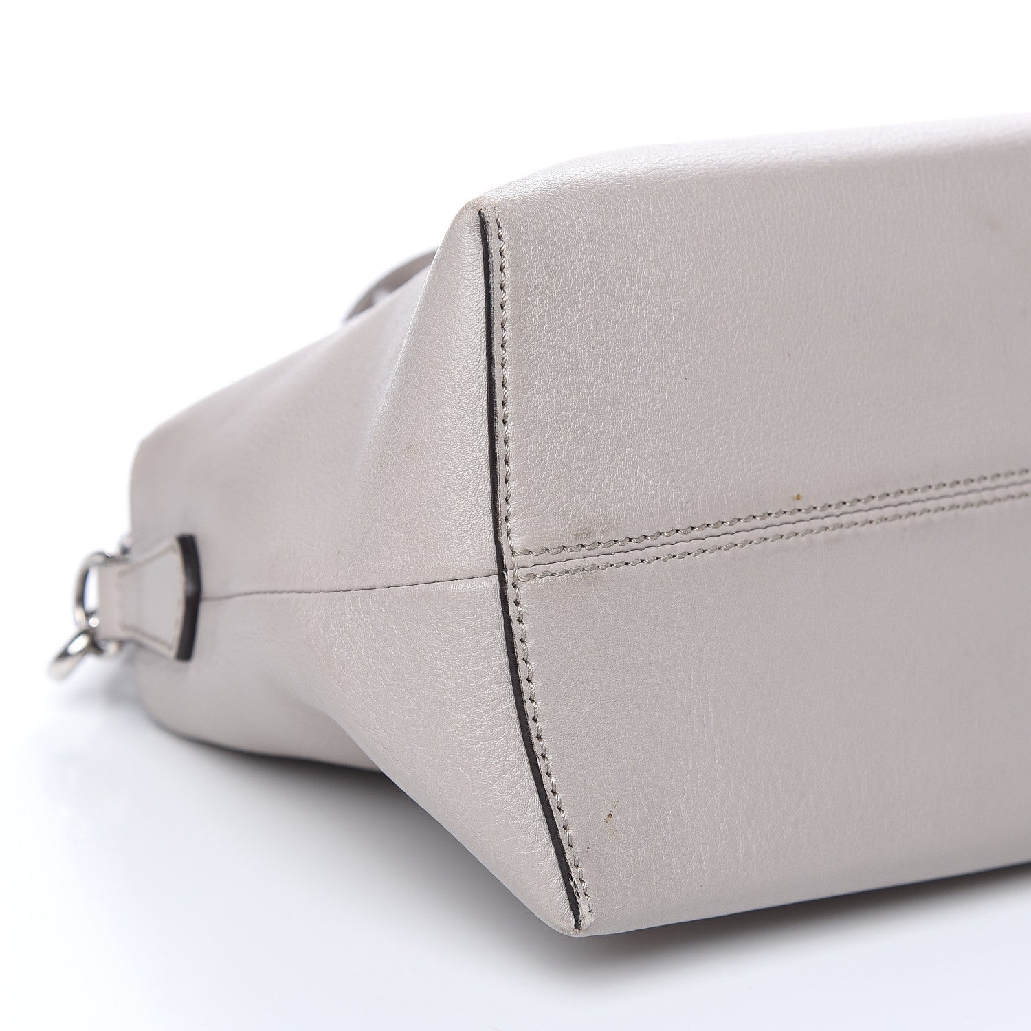 Fendi Vitello Dolce 4 Color Medium By The Way Boston Bag Grigio Polvere Emerald Multicolor 8 of 15