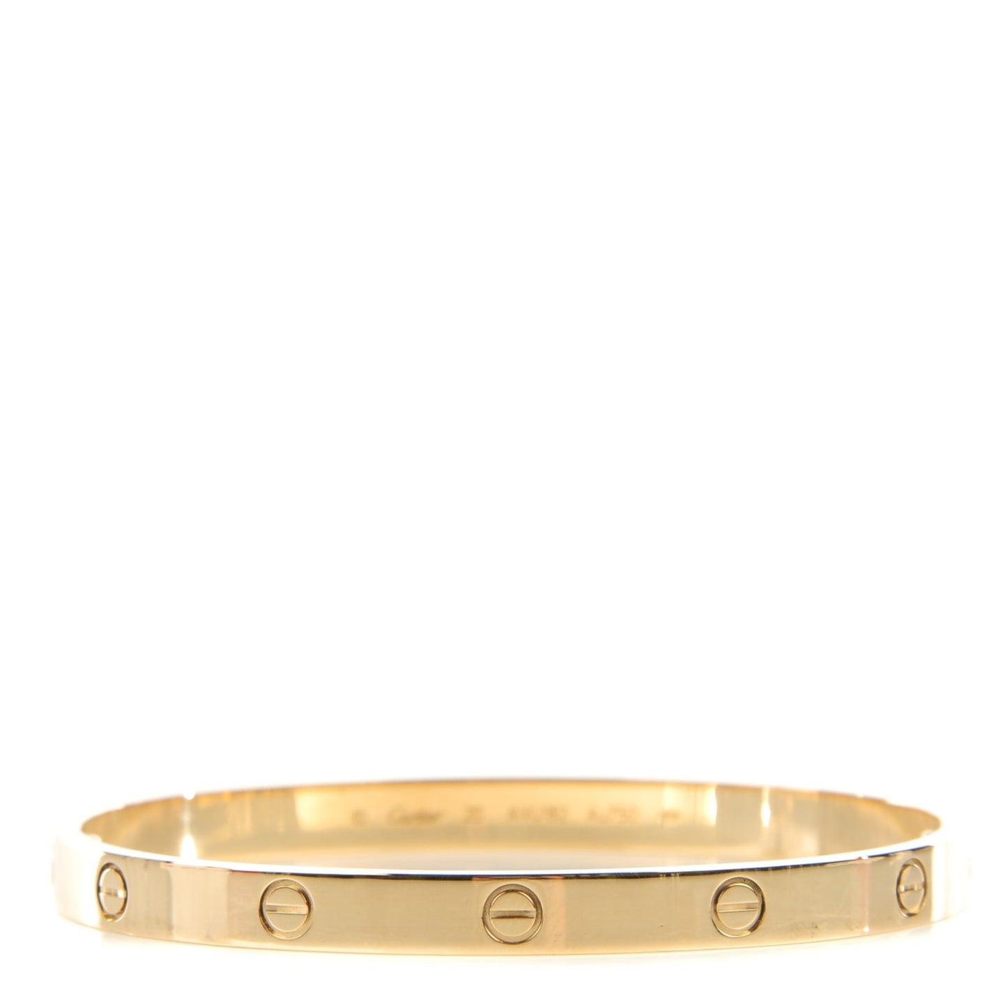 18K Yellow Gold LOVE Bracelet 20