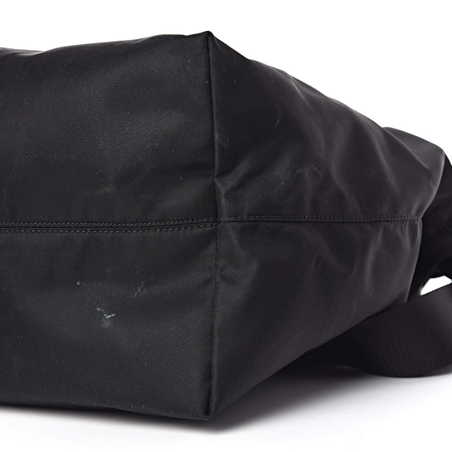X JAMES JEAN Tessuto Nylon Patch Shopping Tote Black