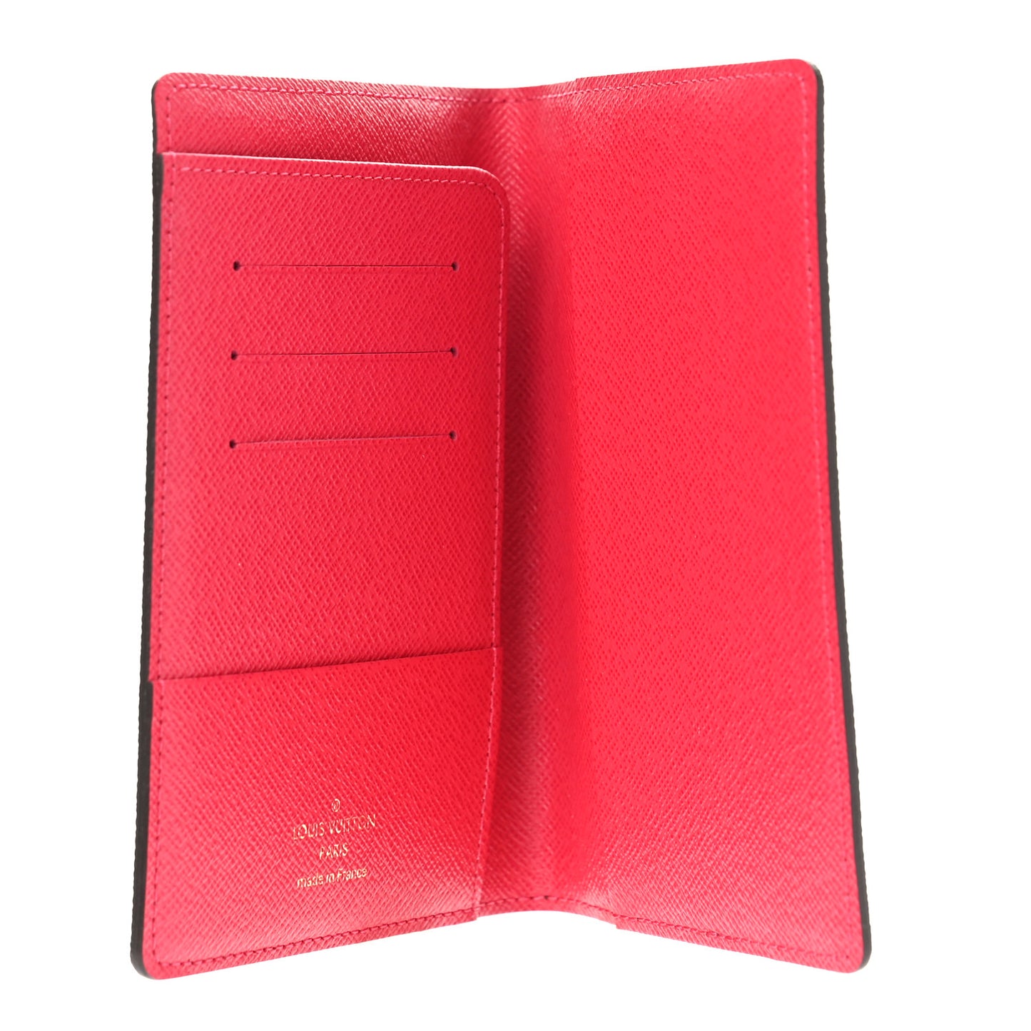 Monogram My LV Heritage Passport Cover Fuchsia Orange