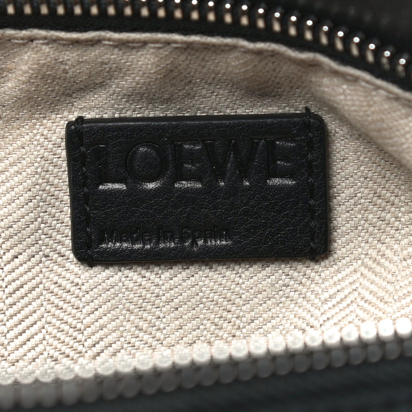 Calfskin Small Puzzle Bag Black