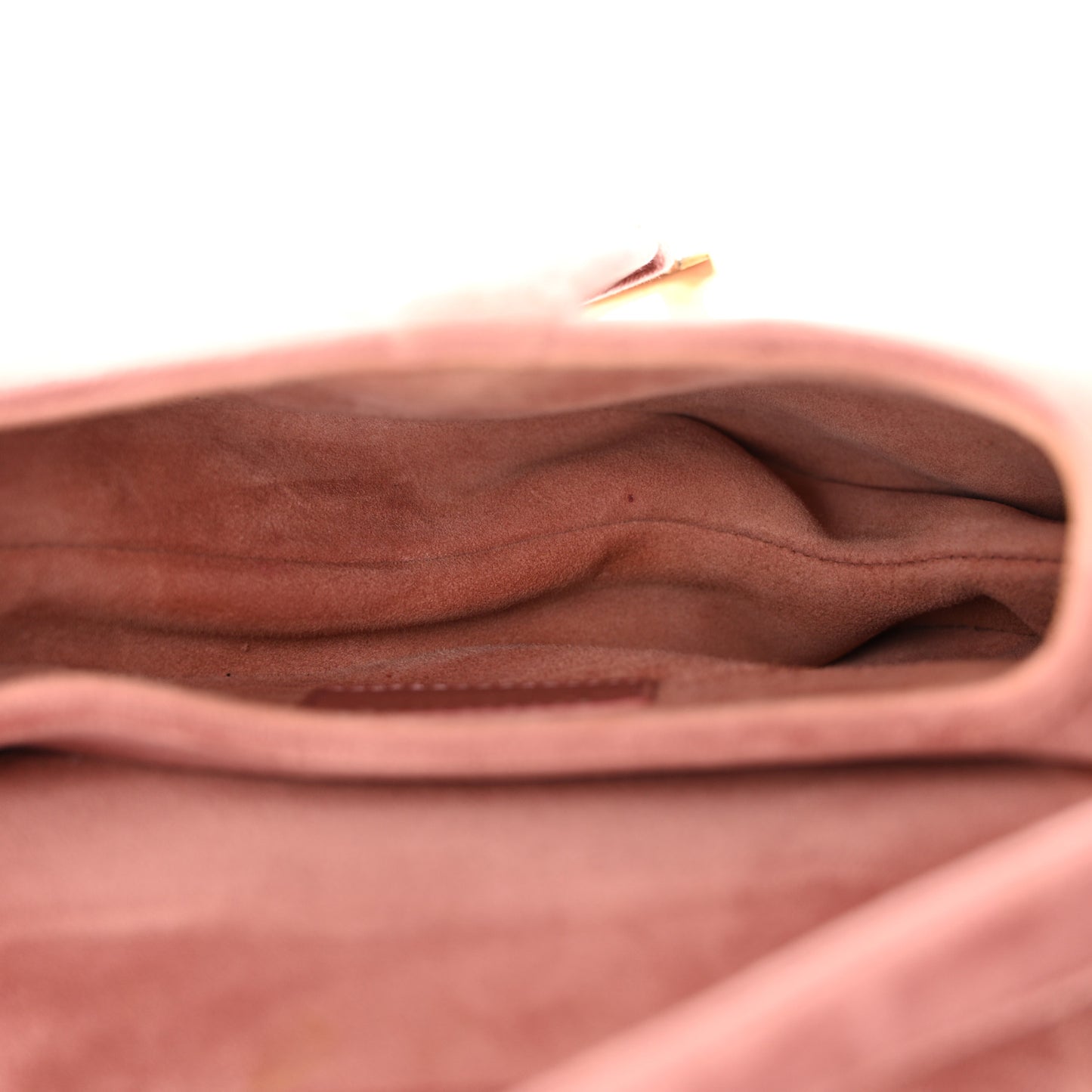 Velvet Crystal Mini Saddle Bag Pink