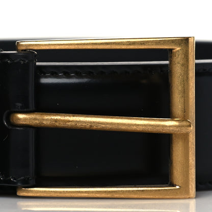 Gucci Calfskin Web Belt 95 38 Black 2 of 5