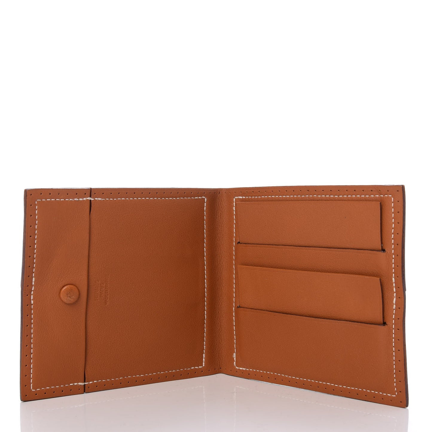 Swift Perforated Billfold Wallet Gold