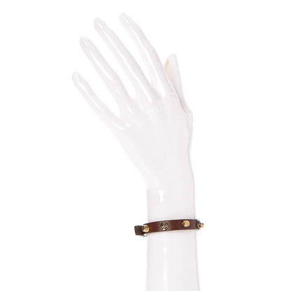 Gucci Calfskin Feline Heads Bracelet Brown 2 of 5