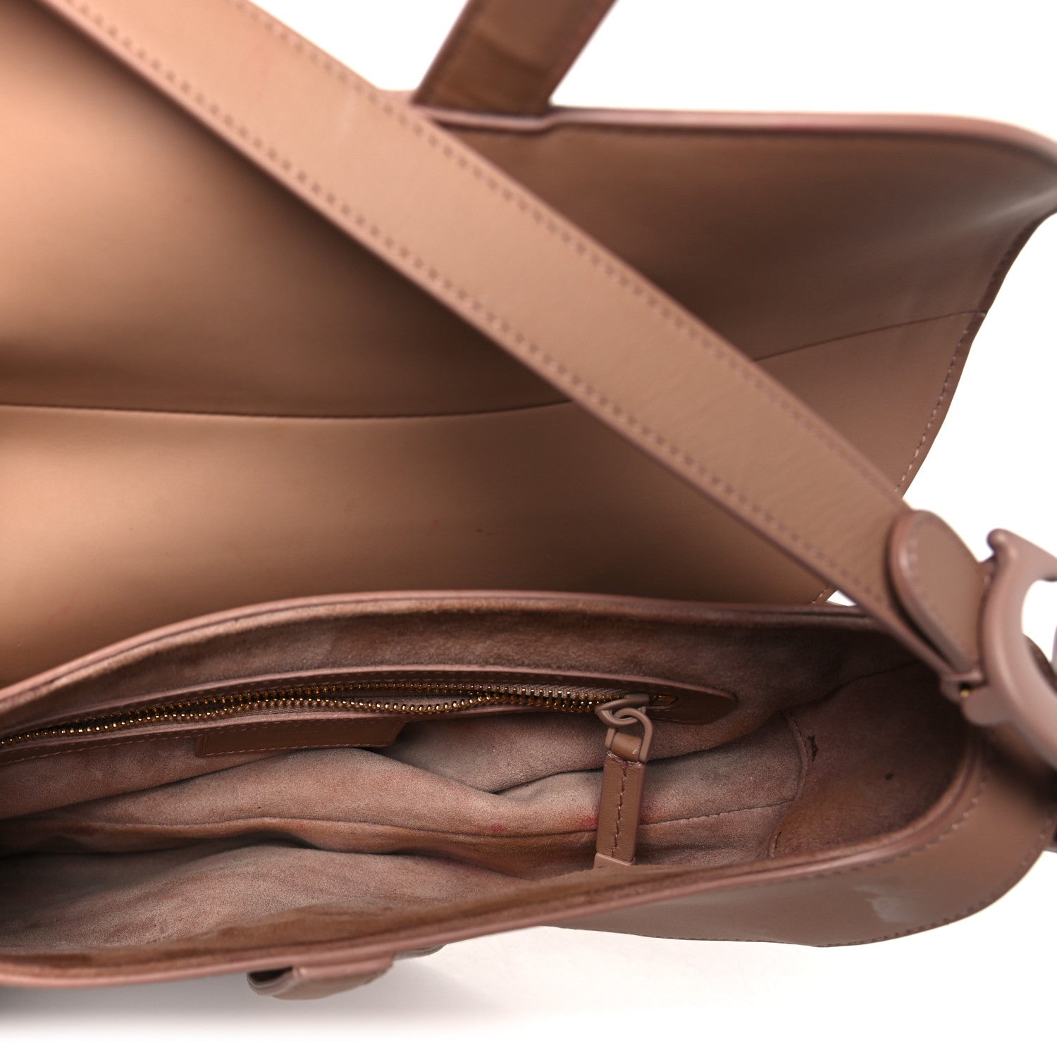 Christian Dior Ultra Matte Calfskin Saddle Bag Blush 5 of 10