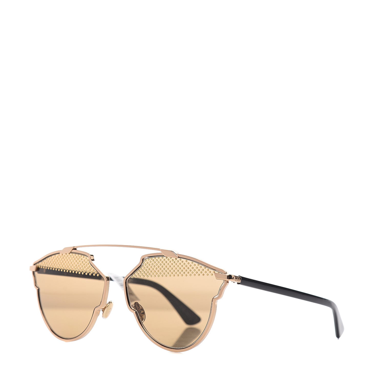 Studded So Real Sunglasses Gold