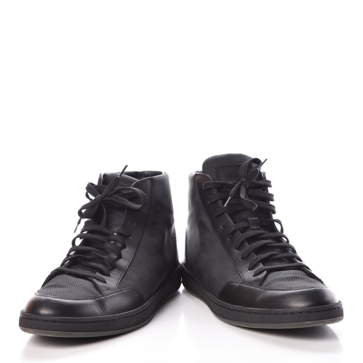 Louis Vuitton Damier Graphite Offshore Sneaker Boots 7.5 6 of 9