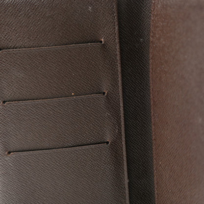 Louis Vuitton Damier Ebene Checkbook Cover Wallet 7 of 9