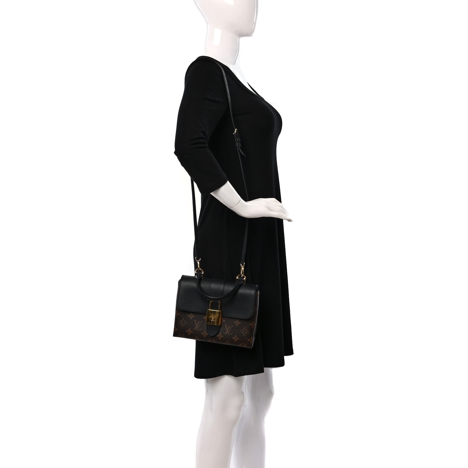Louis Vuitton Monogram Locky BB Black 2 of 8