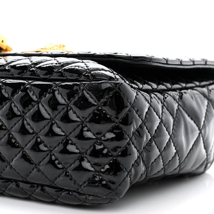 Versace Patent Quilted Icon Shoulder Bag Black 10 of 14