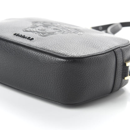 Versace Grained Calfskin Embossed Medusa Camera Bag Black 7 of 9