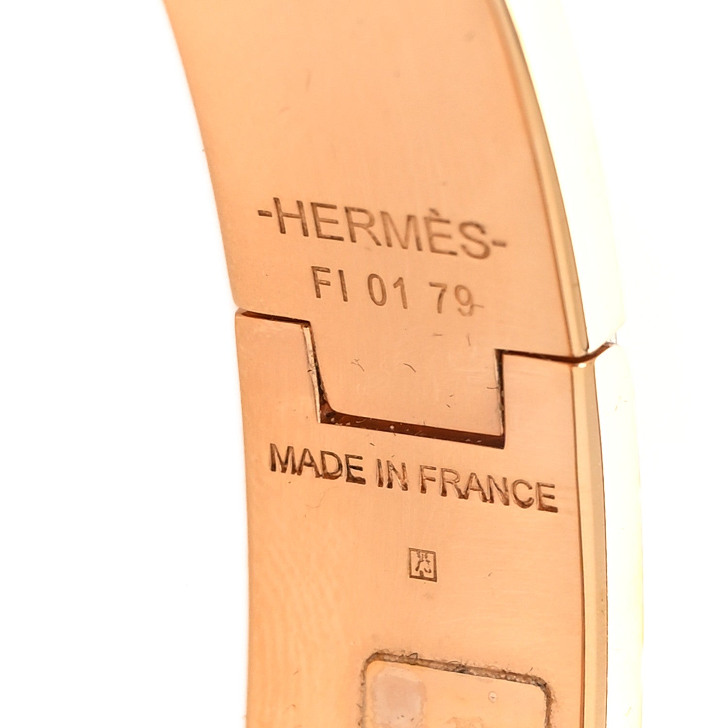 Hermes Enamel Printed Panoplie Equestre Narrow Clic Clac H Bracelet PM Positif Negatif 5 of 5
